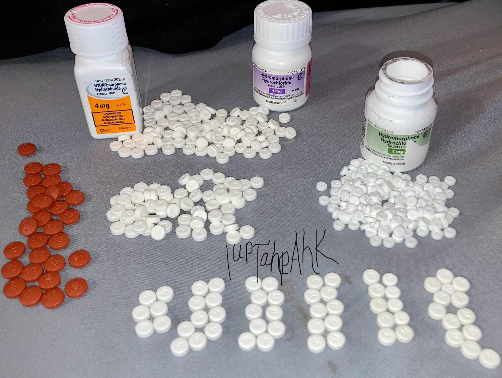 Dilaudid-Hydromorphone-4mg-8mg-Danmark Dilaudid Hydromorphone 4mg og 8mg tabletter i original emballage