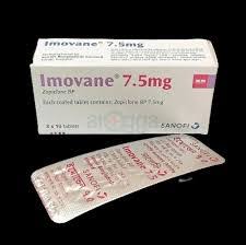 Hvide Imovane Zopiklon 7,5 mg tabletter mod søvnløshed