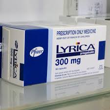 Hvide og orange Lyrica 300 mg kapsler med tydelig mærkning
