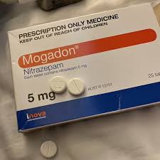 Nitrazepam Mogadon 5 mg tabletter mod søvnbesvær