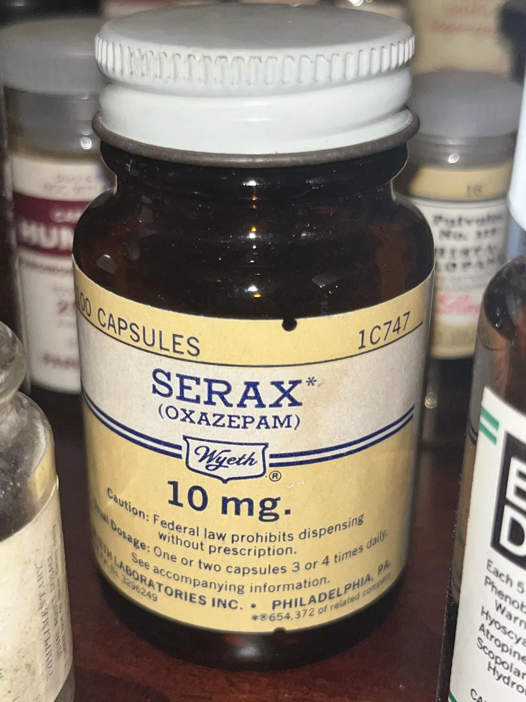 Oxazepam Serax 15mg pakning Oxazepam Serax 15 mg tabletter mod angst og nervøsitet