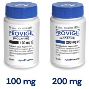 Hvide Provigil 200 mg tabletter med delekærv