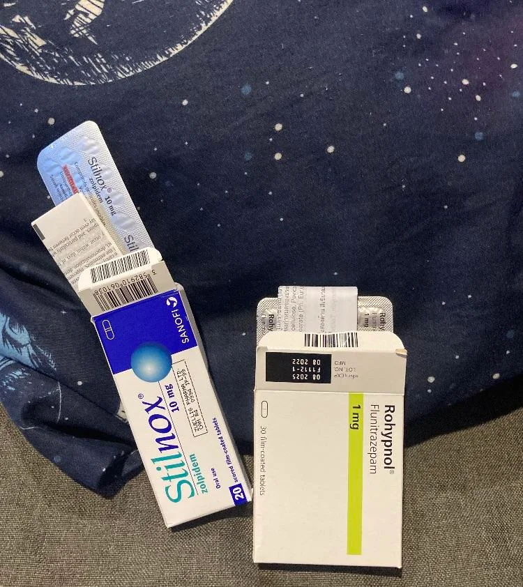 Rohypnol Flunitrazepam 1mg tablet Rohypnol Flunitrazepam 1 mg tabletter i blisterpakning
